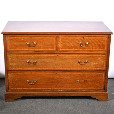 Lot 541 - Edwardian mahogany chest of drawers