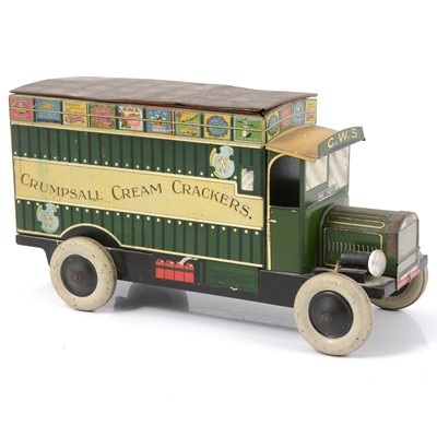 Lot 86 - 'Crumpsall Cream Crackers' CWS Co-operative Wholesale Society Ltd biscuit tin delivery van.