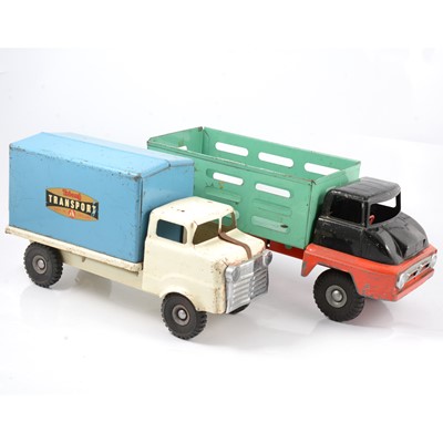 Lot 97 - Two Tri-ang toy trucks, including 'Tri-ang Transport'
