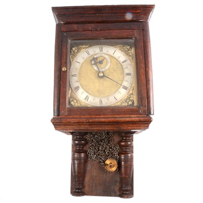 Lot 356 - Wall clock, oak case