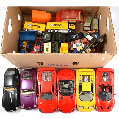 Lot 148 - Die-cast models and vehicles, including Corgi Batmobile