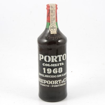 Lot 286 - Niepoort & Co, Colheita, 1968 vintage port, 1 bottle.