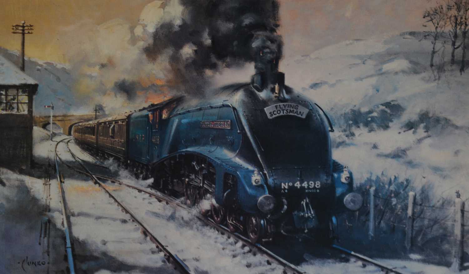 Lot 345 - After Terence Cuneo, 'Flying Scotsman' 'Sir Nigel Greasley'