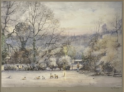 Lot 517 - After Cecil Thornton - The Hoar Frost; and four other prints.