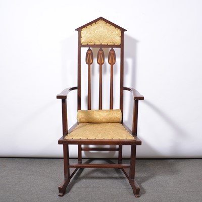 Lot 535 - English Arts and Crafts armchair, in the manner of Shapland and Petter