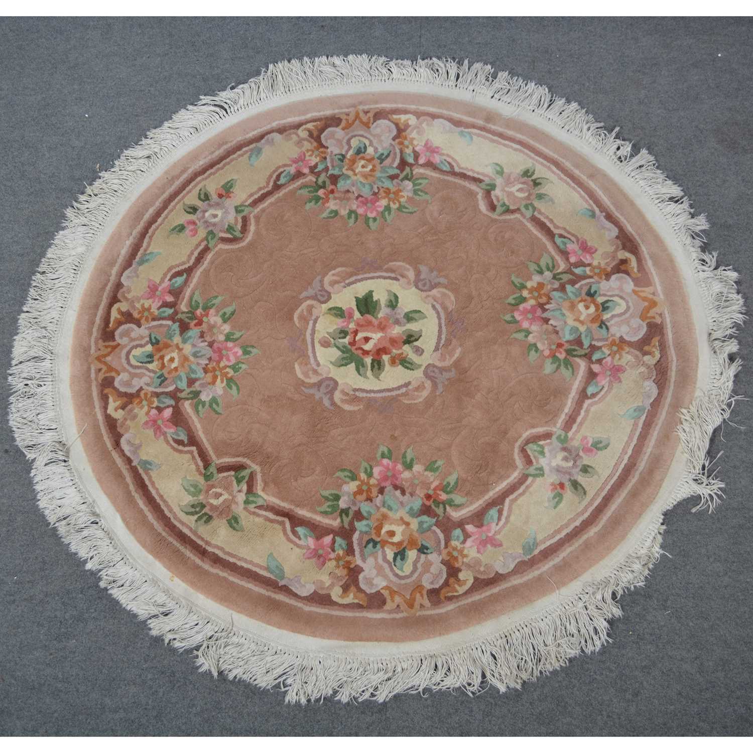 Lot 367 Three Chinese wool rugs,