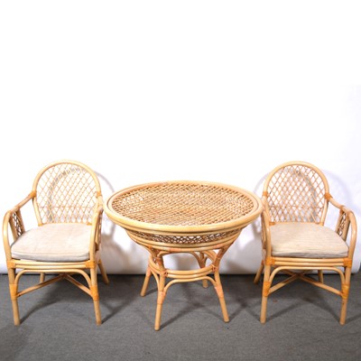 Lot 509 - Bamboo conservatory suite