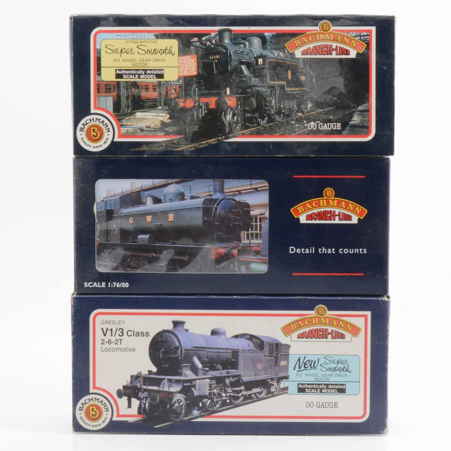 Lot 31 - Three Bachmann OO gauge model railway locomotives, 31-453, 32-200, 31-601