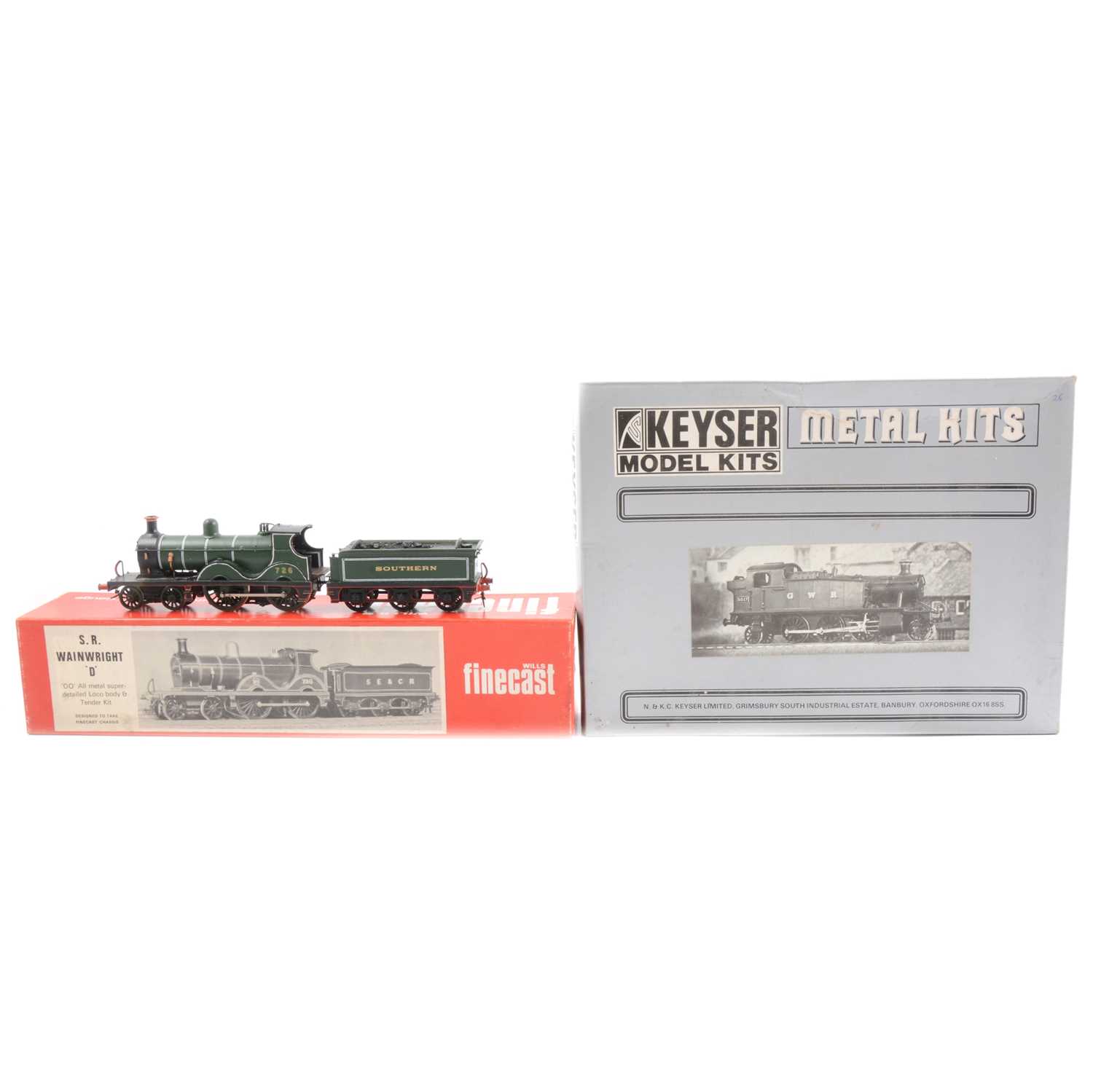 Lot 90 - Two OO gauge white metal model locomotive kits.