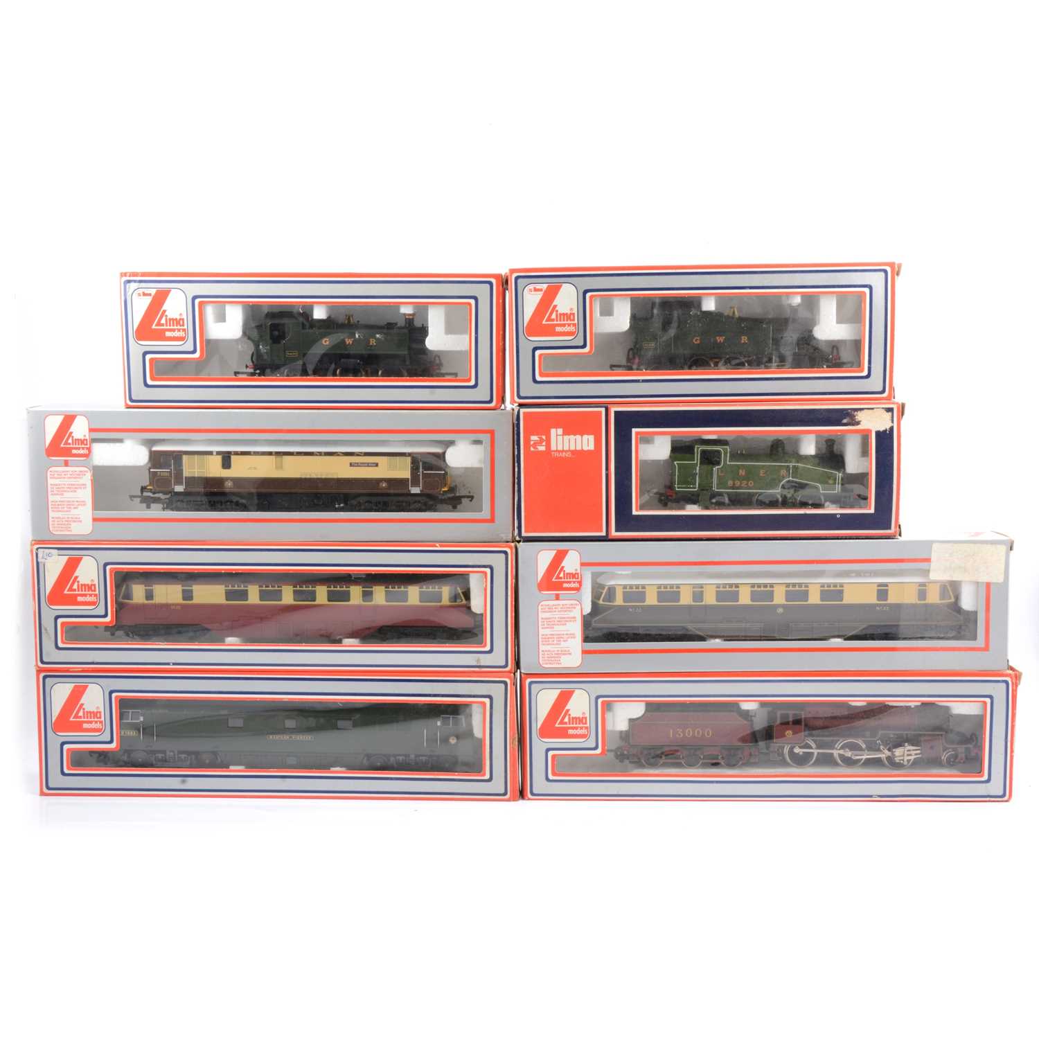 Lot 43 - Eight Lima OO gauge model railway locomotives