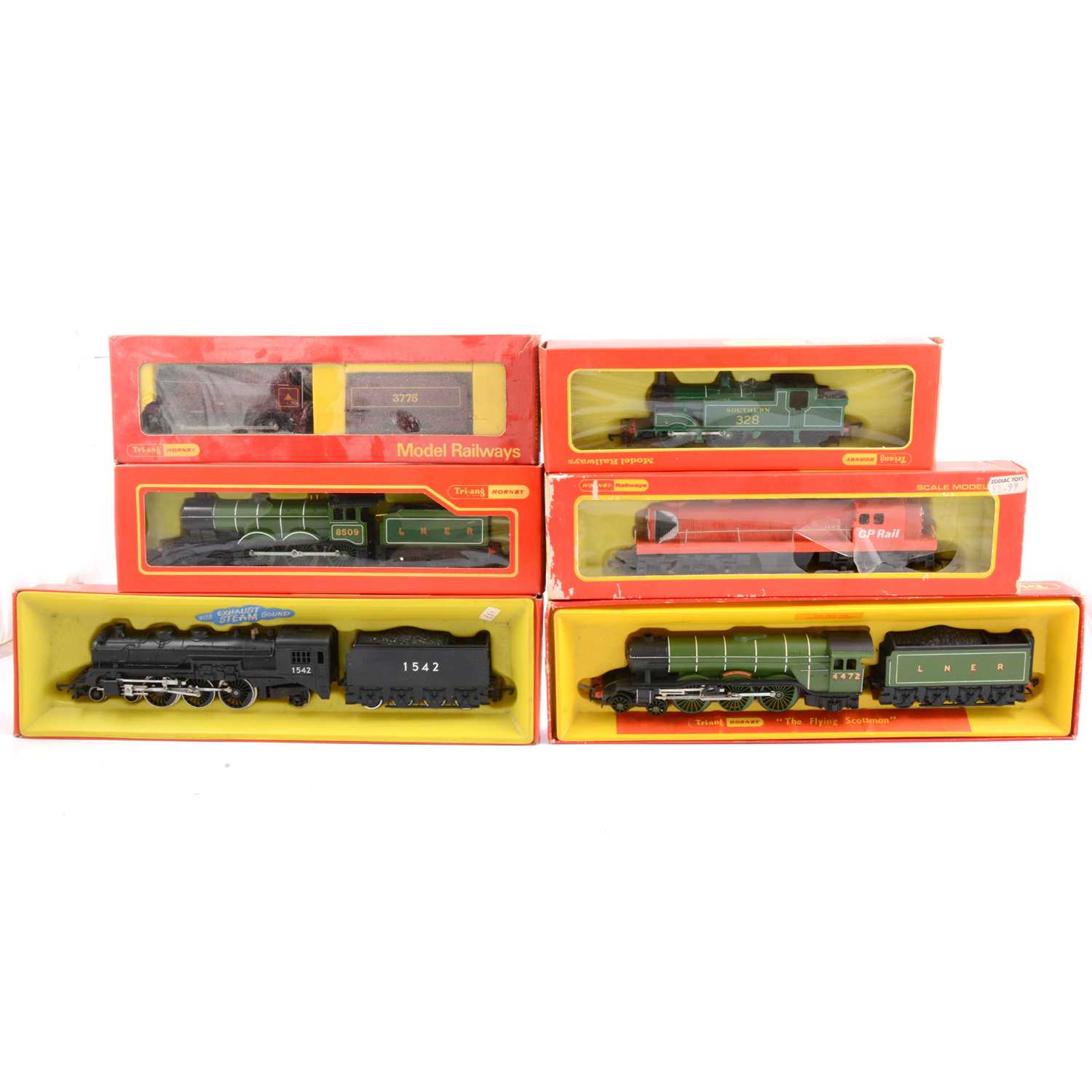 Lot 44 - Six Tri-ang Hornby OO gauge model railway locomotives