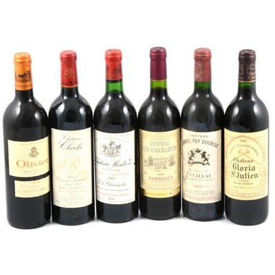 Lot 259 - Six bottles of assorted French vintage wine