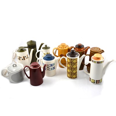 Lot 61 - Collection of eleven retro vintage coffee pots.