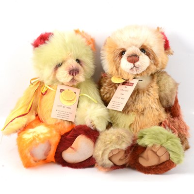 Lot 242 - Two Charlie Teddy Bears, Toffee Apple and Ice Lolly.