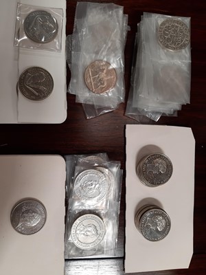 Lot 140 - Commemorative coin collection - including 110 commemorative £5 coins etc.