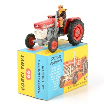 Lot 105 - Corgi Toys die-cast model 66 Massey-Ferguson 165 Tractor.