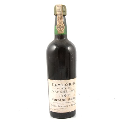 Lot 287 - Taylor's Quinta de Vargellas, 1967 vintage port, 1 bottle.