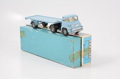 Lot 149 - Tri-ang Spot-on die-cast model Ford Thames Trader with flat float with ERF 68G truck.