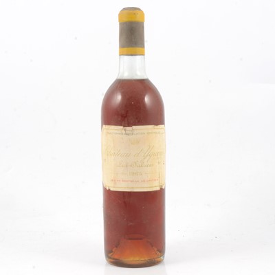 Lot 210 - Ch d'Yquem, Lur-Saluces, Sauternes, 1965, 1 bottle.