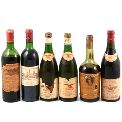 Lot 212 - Ten bottles of assorted French wine.