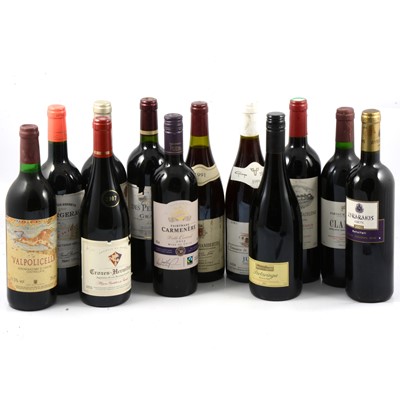 Lot 248 - Twelve bottles of red table wine.