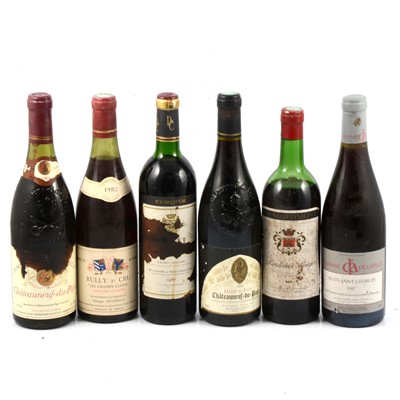 Lot 246 - Twelve bottles of assorted French red wines
