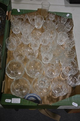Lot 66 - Collection of cut and other table glass