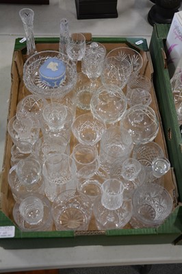 Lot 66 - Collection of cut and other table glass