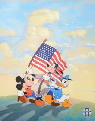 Lot 438 - "Spirit of America" Limited Edition Sericel (The Animated Animations Company, 2002)