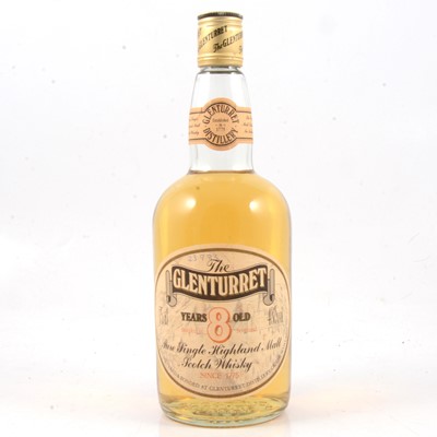 Lot 313 - Glenturrret, 8 year old, single Highland malt Scotch whisky, 1980s bottling