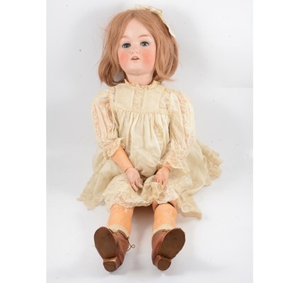 Lot 145 - A large Kley & Hahn 'Walkure' bisque head doll.