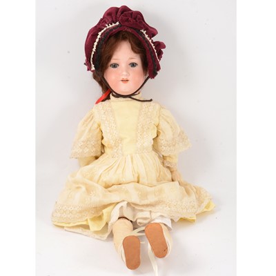 Lot 89 - Armand Marseille, Germany, bisque head doll, 390 head stamp.
