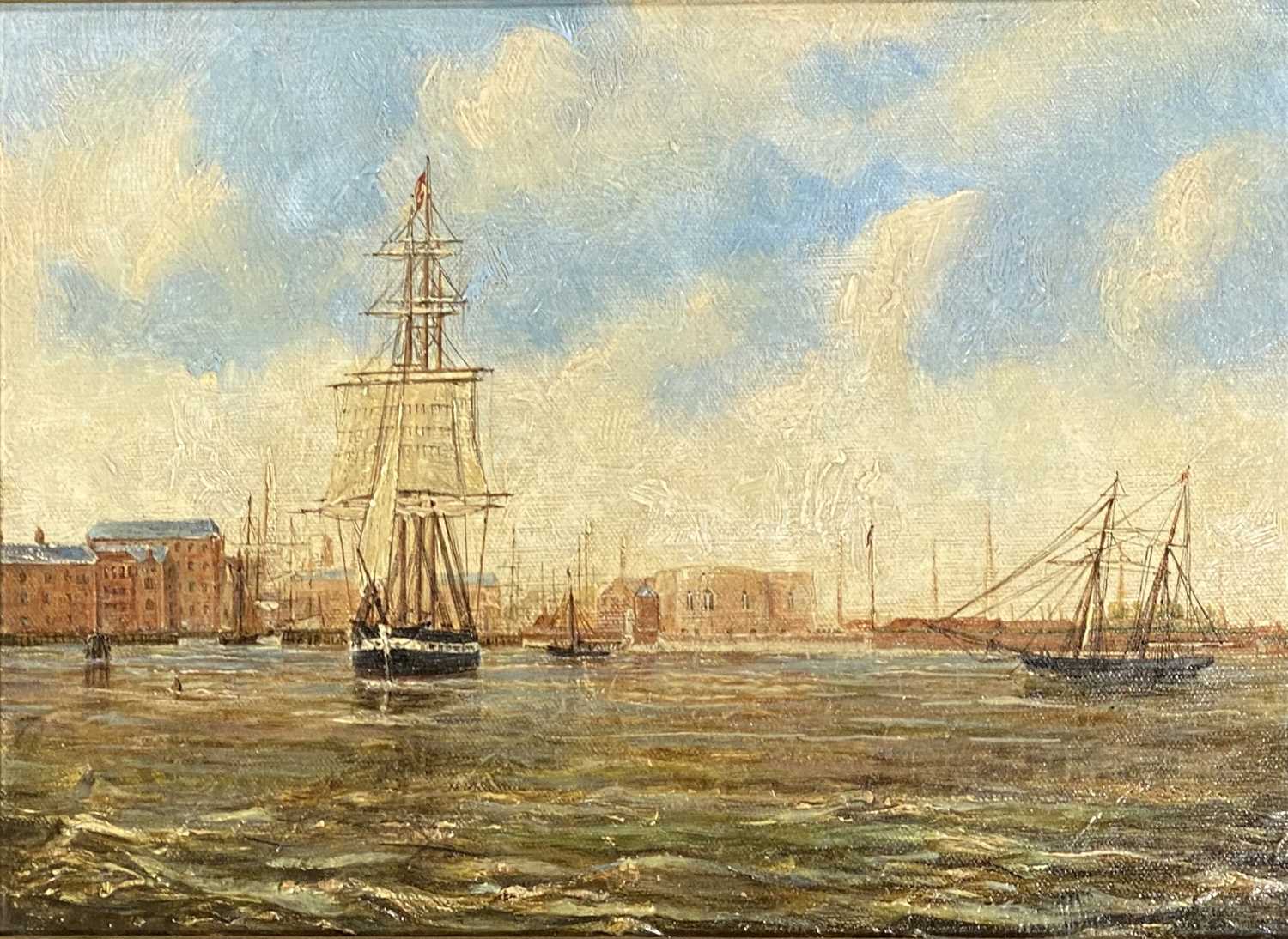 Lot 434 - Attributed to William Frederick Settle. The Port of Hull c.1849