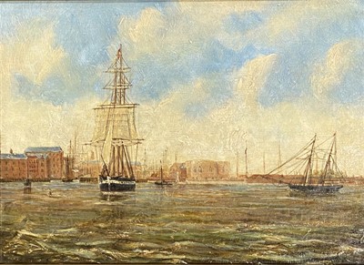 Lot 434 - Attributed to William Frederick Settle. The Port of Hull c.1849