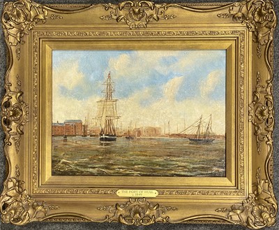 Lot 434 - Attributed to William Frederick Settle. The Port of Hull c.1849