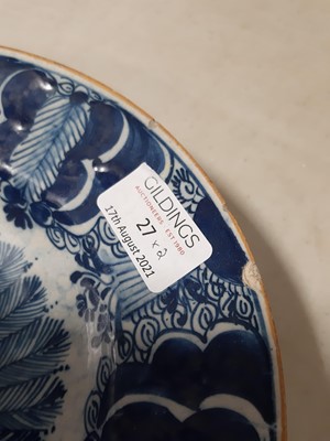 Lot 44 - Delft plate, 18th century, and another