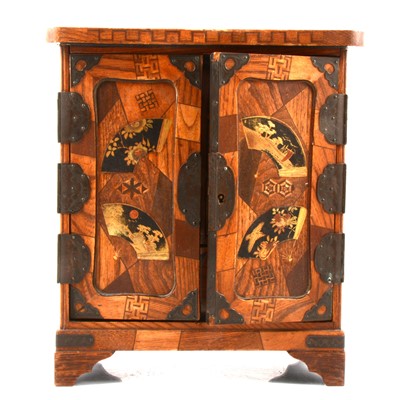 Lot 119 - Japanese inlaid table cabinet