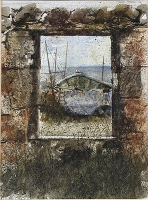 Lot 336 - George Gilbert, Window at Fishtown.