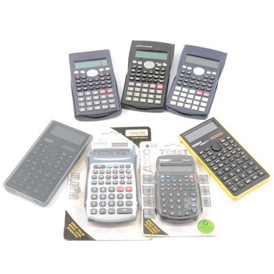 Lot 163 - Collection of vintage scientific digital calculators