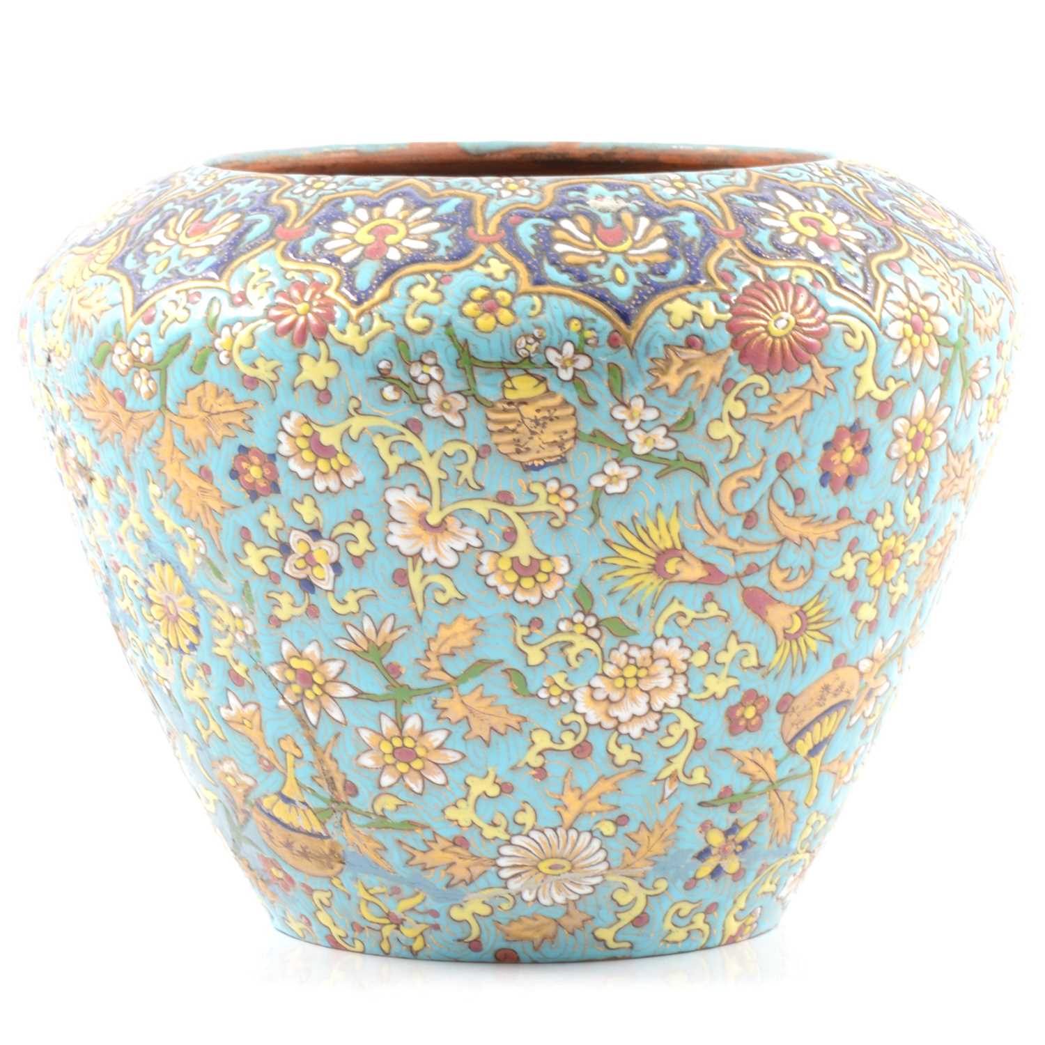 Lot 8 - Clement Massier pottery vase