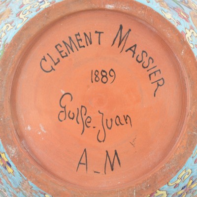 Lot 8 - Clement Massier pottery vase