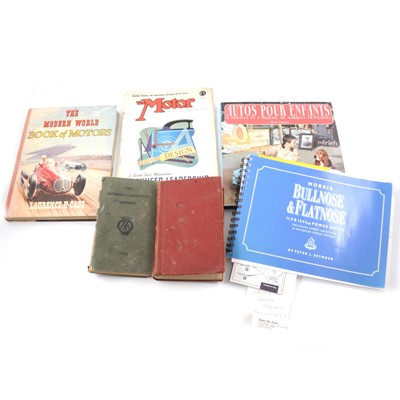 Lot 185 - Four boxes of motoring memorabilia including maps, programmes, car catalogues