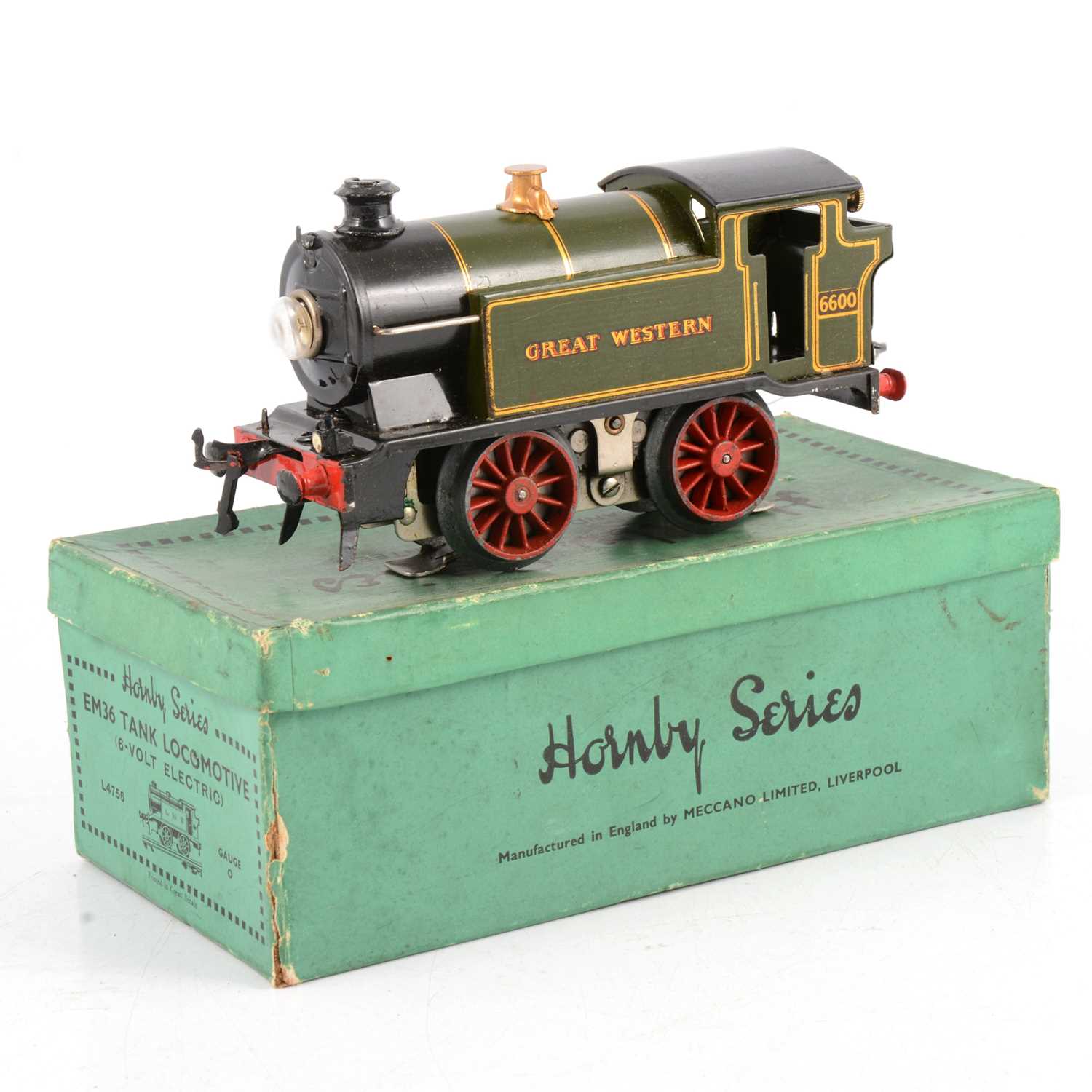Lot 16 - Hornby O gauge model railway electric locomotive; EM36 tank locomotive