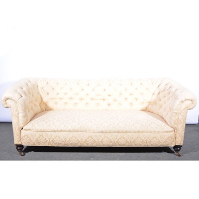 Lot 505 - Victorian Chesterfield settee