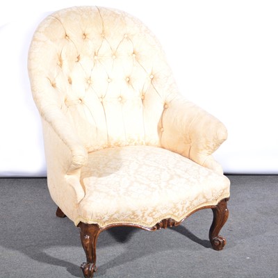 Lot 502 - Victorian easy chair