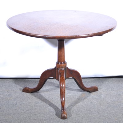 Lot 571 - George III mahogany tripod table