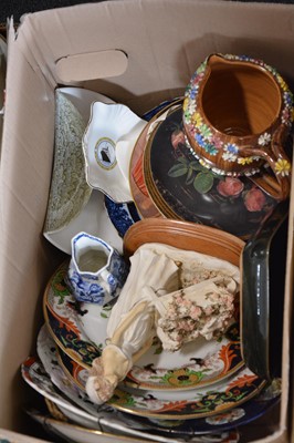 Lot 67 - Three boxes of ceramics and ornaments