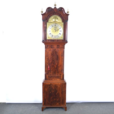 Lot 458 - Victorian mahogany longcase clock