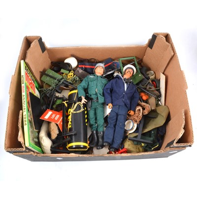 Lot 217 - Action Man by Palitoy, including two figures and accessories.