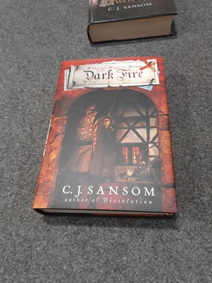 Lot 179 - C J Sansom, signed 1st Editions